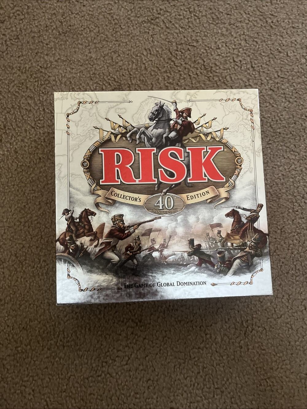 Hasbro Risk 40th Anniversary Collector's Edition Board Game, Complete NICE!